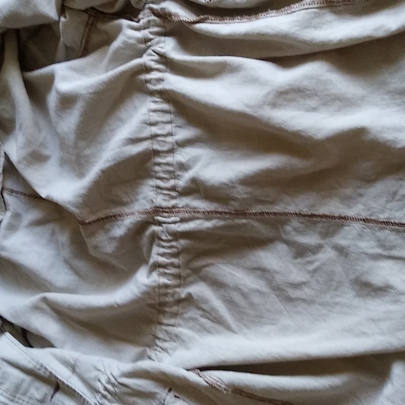 Asos Linen Parka Utility Oversized Jacket Women's Sz 6 - Picture 11 of 13